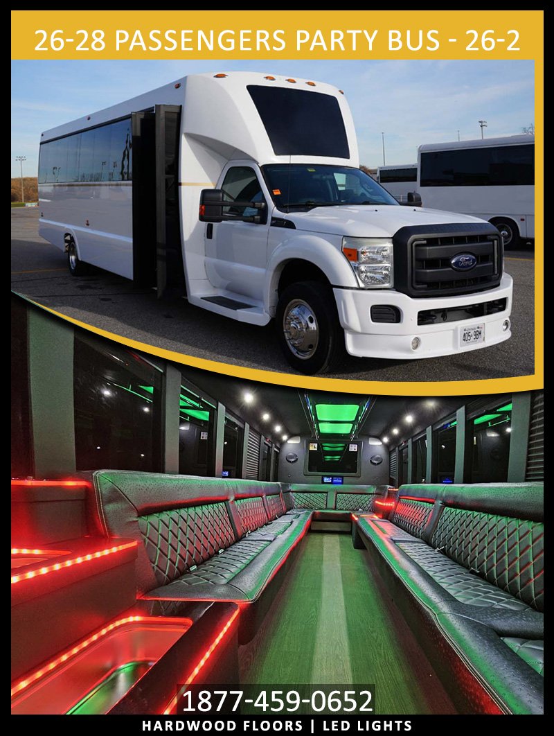 26-28 PASSENGERS PARTY BUS 26-2