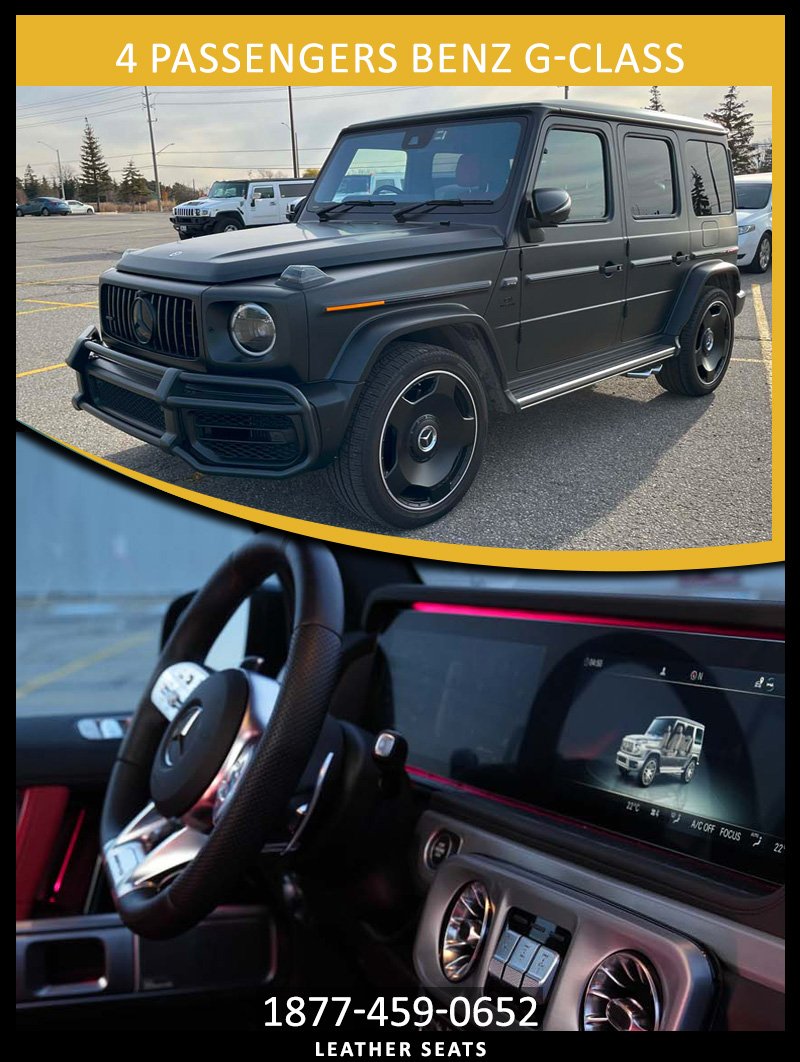 4 PASSENGERS BENZ G-CLASS